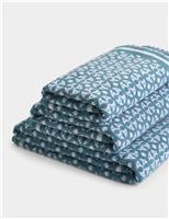 Pure Cotton Geometric Circle Towel