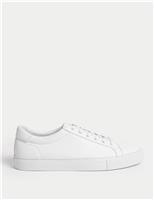 M&S Lace Up Trainers Black