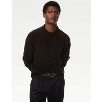 Boucle Knitted Polo Shirt