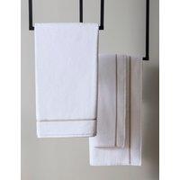 M&S X Kelly Hoppen Beretta Stitch Towel Taupe Mix