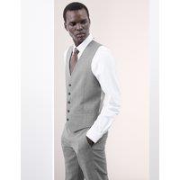 Pure Wool Check Waistcoat