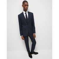 Skinny Fit Check Suit Jacket