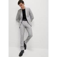 Slim Fit Prince of Wales Check Suit Trousers
