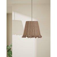 Watercolour Stripe Ruffle Edge Lamp Shade