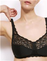 Amelia Lace Non Wired Total Support Bra B-H