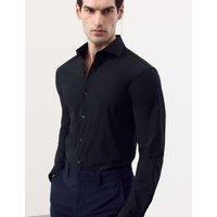 Autograph Slim Fit Stretch Performance Shirt Dark Navy
