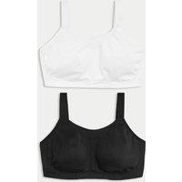2pk Ultimate Support Non Wired Sports Bras (A-H)