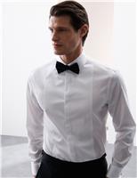 Autograph Tailored Fit Easy Iron Dress Shirt Soft White