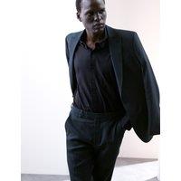 Autograph Slim Fit Cotton Stretch 360 Flex Shirt Dark Navy