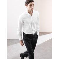 Autograph Slim Fit Cotton Stretch 360 Flex Shirt White
