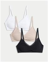 3pk Non Wired Full Cup Bras