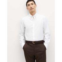 M&S Slim Fit Ultimate Non Iron Pure Cotton Shirt White