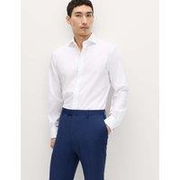 M&S Slim Fit Ultimate Non Iron Pure Cotton Shirt White