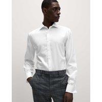 M&S Regular Fit Ultimate Non Iron Pure Cotton Shirt White