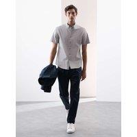 Autograph Regular Fit Cotton Stretch 360 Flex Shirt Light Grey