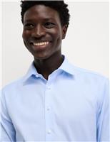 Slim Fit Luxury Cotton Twill Shirt