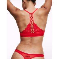 Vera Lace Wired Push Up Plunge Bra (A-E)
