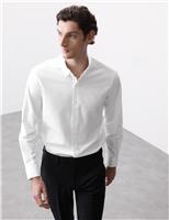 Autograph Regular Fit Cotton Stretch 360 Flex Shirt Black