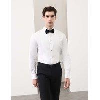 Autograph Tailored Fit Performance Pure Cotton Shirt White