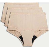 M&S 3pk Heavy Absorbency Period Full Briefs Rose Quartz