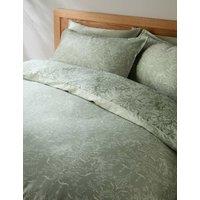 M&S Aida-Alouette Damask Sateen Bedding Set Green Mix