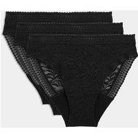 3pk Heavy Absorbency Period High Leg Knickers