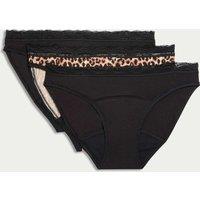 3pk Heavy Absorbency Period Bikini Knickers