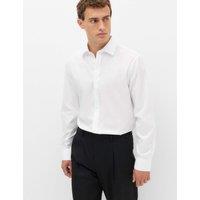 M&S Slim Fit Ultimate Non Iron Cotton Shirt White