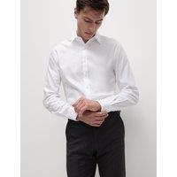 M&S Slim Fit Ultimate Non Iron Cotton Shirt White