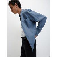 Easy Iron Pure Cotton Textured Shirt