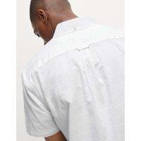Easy Iron Pure Cotton Textured Shirt