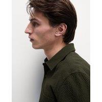 Cotton Rich Seersucker Shirt