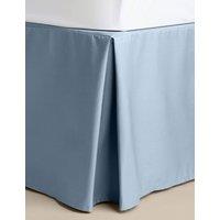 M&S Egyptian Cotton 230 Thread Count Crisp Valance Light Wedgewood