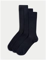 3pk Lambswool Rich Socks