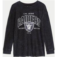 Pure Cotton NFL Raiders Graphic Top (6-16 Yrs)