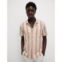 Easy Iron Pure Cotton Striped Shirt
