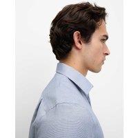 Regular Fit Luxury Pure Cotton Textured Shirt