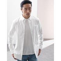 Slim Fit Cotton Rich Oxford Shirt
