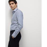 Slim Fit Luxury Cotton Striped Shirt