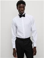 Regular Fit Cotton Blend Dress Shirt