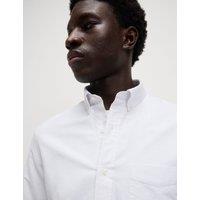 M&S Ultimate Pure Cotton Oxford Shirt White