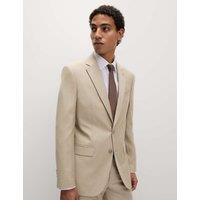 M&S Regular Fit Stretch Ultimate Suit Jacket Neutral