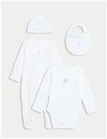 4pc Pure Cotton Born in 2025 Starter Set (0-12 Mths)