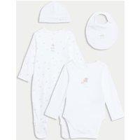 4pc Pure Cotton Born in 2025 Starter Set (0-12 Mths)