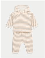3pc Cotton Rich Stripe Outfit (0-12 Mths)