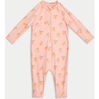 Peach Long Sleeve All In One (2-8 Yrs)