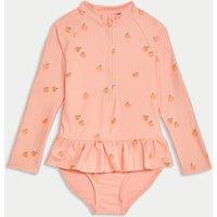 Oranges Print Swimsuit (2-8 Yrs)