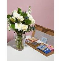 Rose & Thistle Bouquet with Afternoon Tea