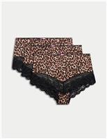 3pk Lace Trim Full Briefs