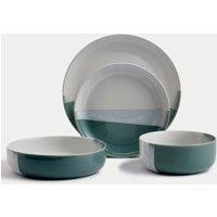 16 Piece Dipped Reactive Glaze Dinner Set